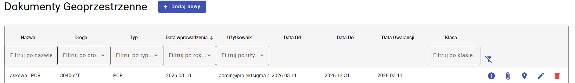 Formularz nowy dokument